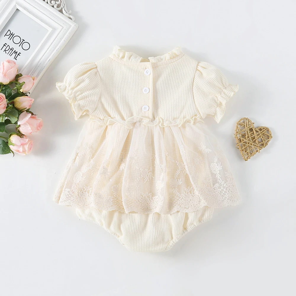 Baby Dresses Kids Baby Girls Sweet Full Sleeve Dress Infant Fashion Suspender Skirt Girl Clothes Princess Sweet Dress Infant girls dress baby girl dress