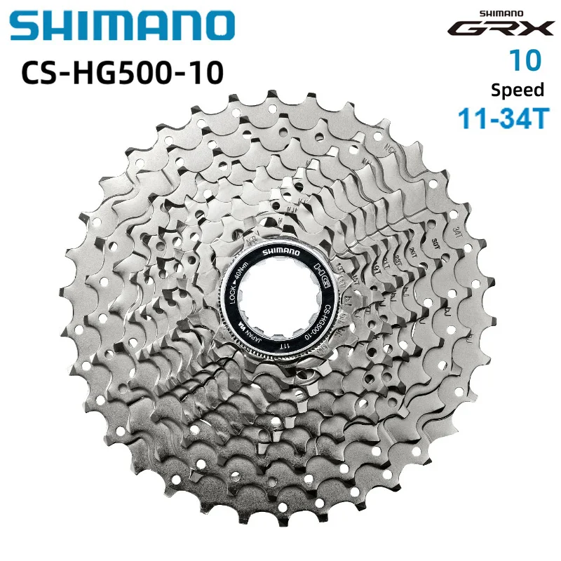 SHIMANO GRX DEORE CS-HG50-10 11-36T CS-HG500-10 10 Speed Cassette 11-25T/28T/32T/34T Road For Mountain Bike Cassette Sprocket bicycle cassette bicycle sprocket gear bicycle parts bike sprocket