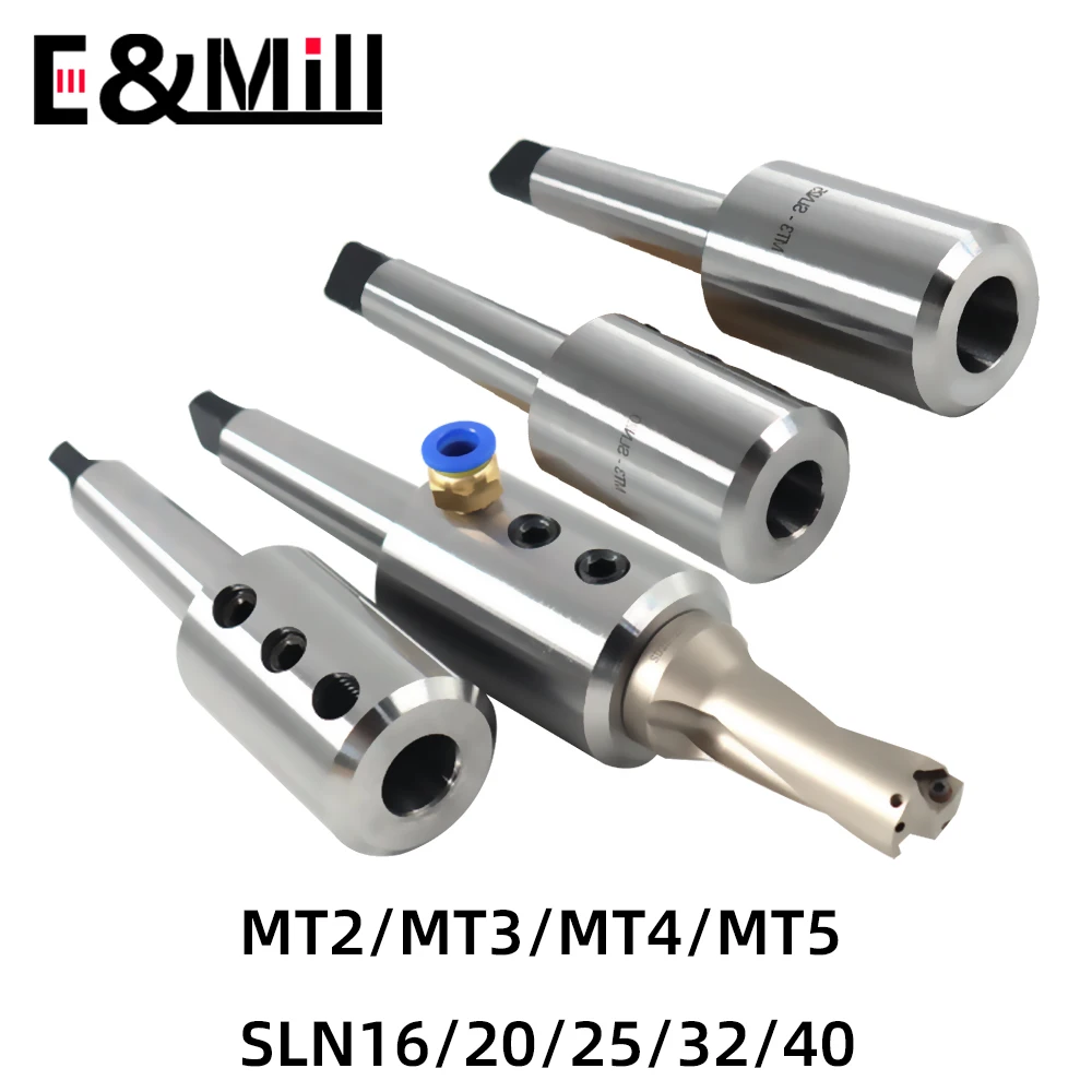MT2 MT3 MT4 MT5 SLN20 SLN25 SLN32 SLN40 Tool Holder Morse 2 3 4 5 SLN for U Drill Violent Drill Fast Side Fixed Tool Holder 1PCS-lathe tool holder,tool holder