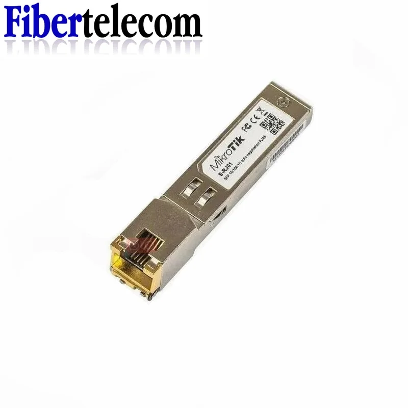 SFP Fiber Module Ethernet Port RJ45 module 1000BASE-T Switch connector Copper Compatible with Mikrotik Gigabit Ethernet 5