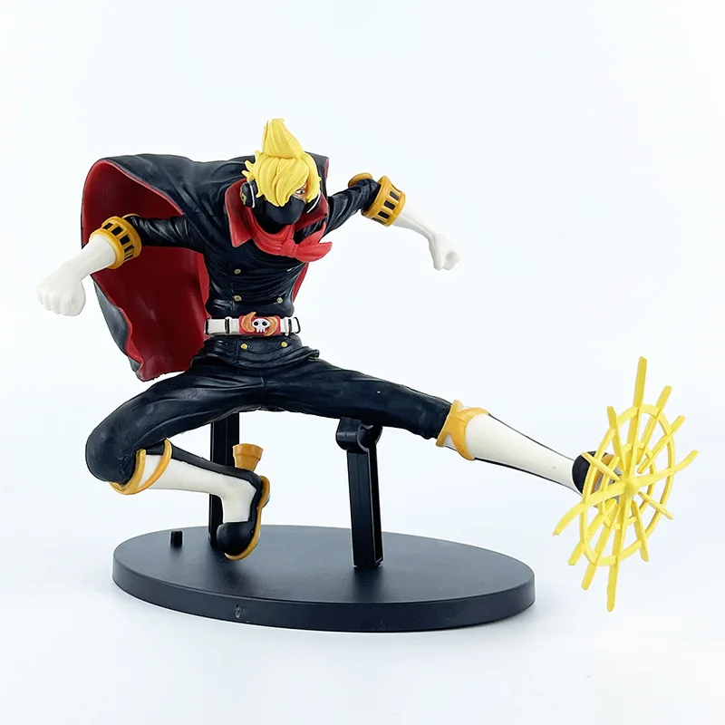 14Cm Anime One Piece Wano Country Vinsmoke Sanji Soba Mask Action Figure Pvc Battle Record Collection Model Toys For Kids Gifts