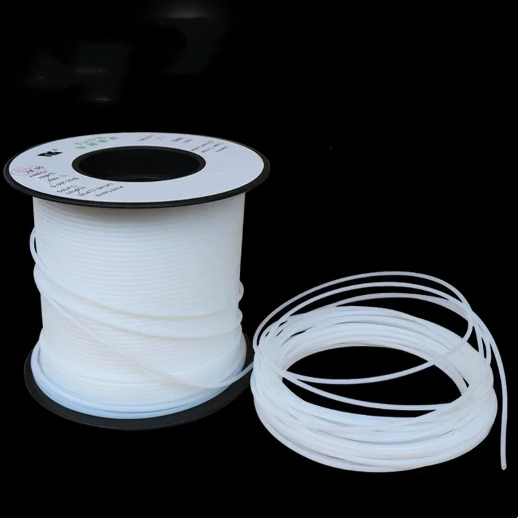 20M/1LOT 300V AWG T 유형 반투명 PTFE 튜브 테플로 파이프 28T 26 24 23 22 21 20 19 18 17 16 15 14 13 12 11 10 9 8T