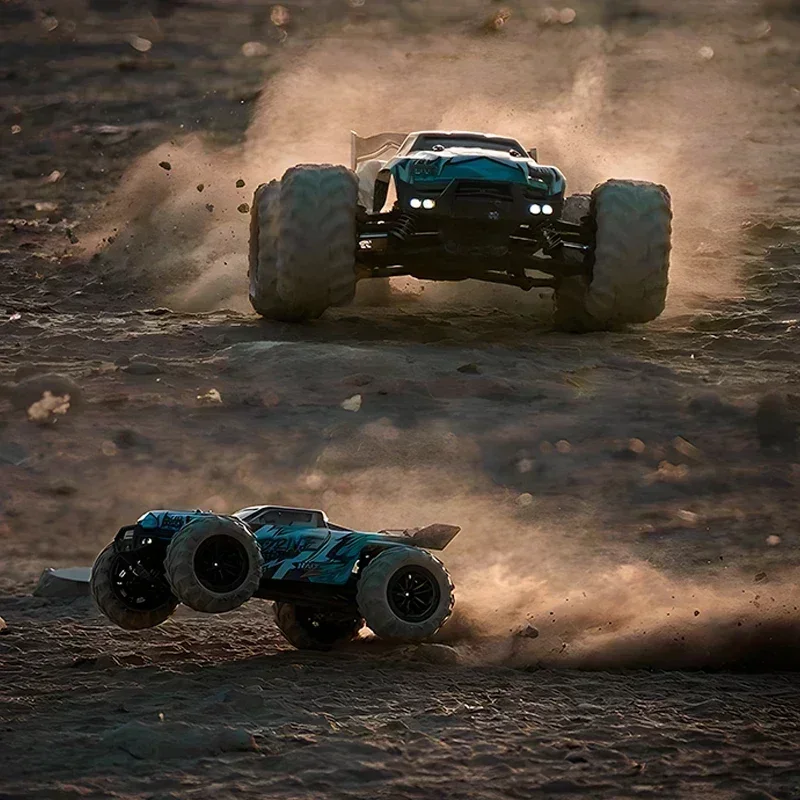 16103 PRO 1:16 4WD Remote Control Off-road Vehicle, High Speed Mountain Bike with LED Lights, 70km/h Brushless Engine, 2.4G 6