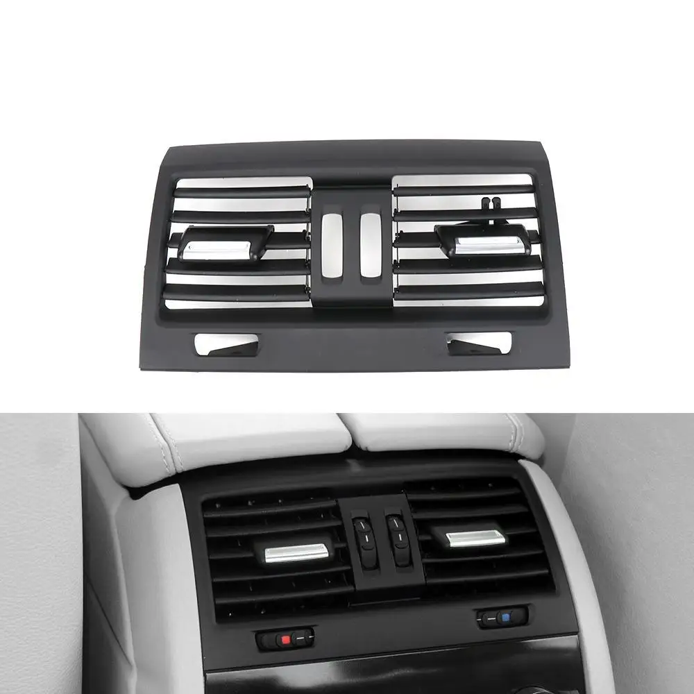 

F10 F11 Car Rear Fresh Air Conditioning Vent Outlet Black Grille Panel For BMW 5 Series F10 F11 520i 523i 525i 528i 535i