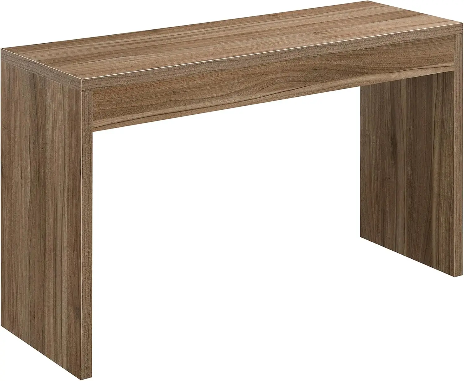 Console Table 48" - Contemporary Desk, Entryway, or Vanity Table for Hallway, Living Room, Office, Cappuccino