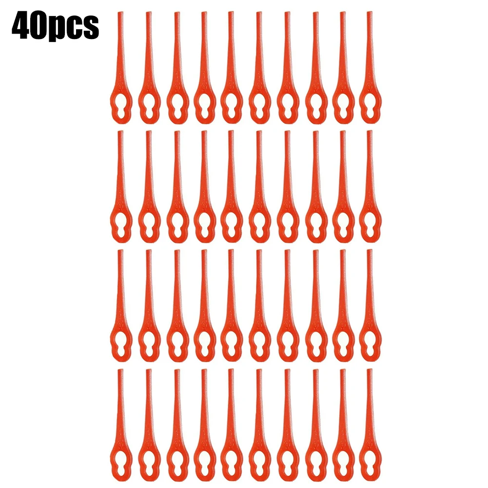 40Pcs Grass Strimmer Plastic Cutter Blades ALM BQ026 For Einhell Trimmers AT 18Li BG-CT 18Li GATE 18Li G GE-CT 18Li  RG-CT 18Li electric grass trimmer