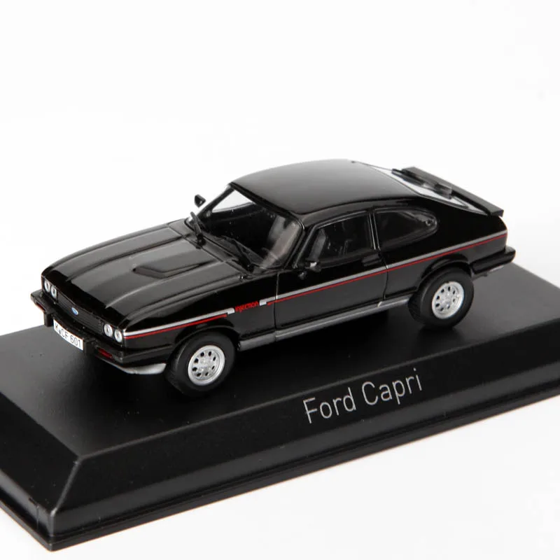 Norev 1:43 Scala Pressofuso Lega Ford Capri Iii 1980 Giocattoli Neri Modello Di Auto Classici Regali Souvenir Da Collezione Per Adulti Display Statico