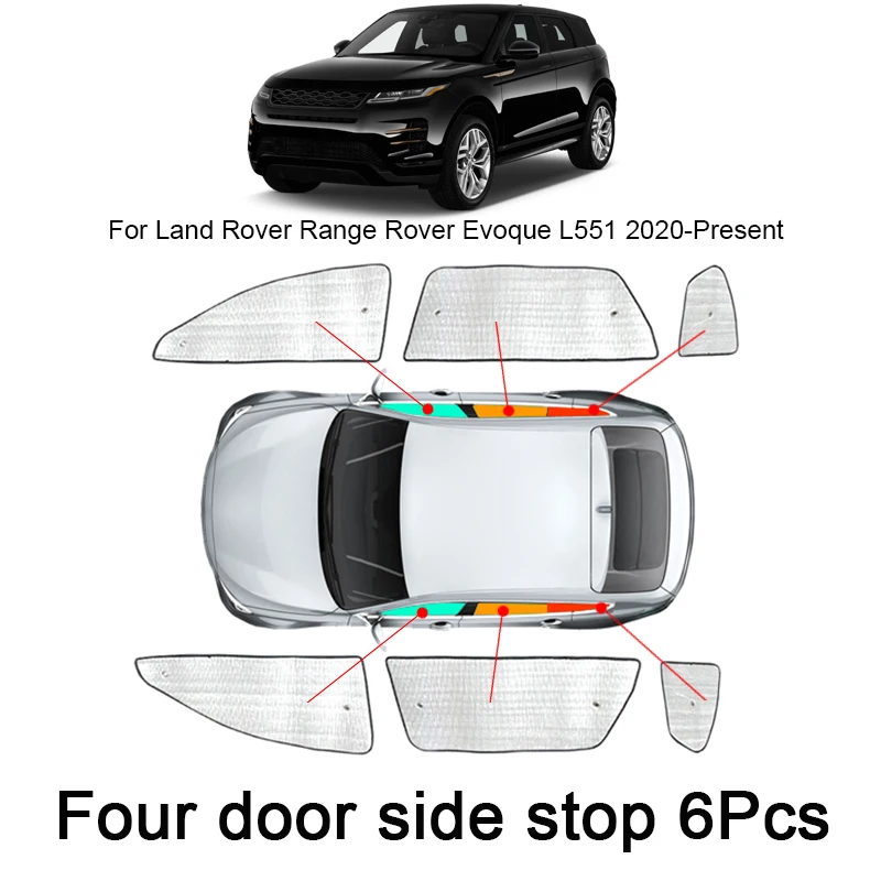 Repuesto Para Land Rover Range Rover Sport 2014-2022 Viseras EOS Con Cinta Adhesiva Estilo Ventilacion Lateral Visera Ventana Deflectores Protector