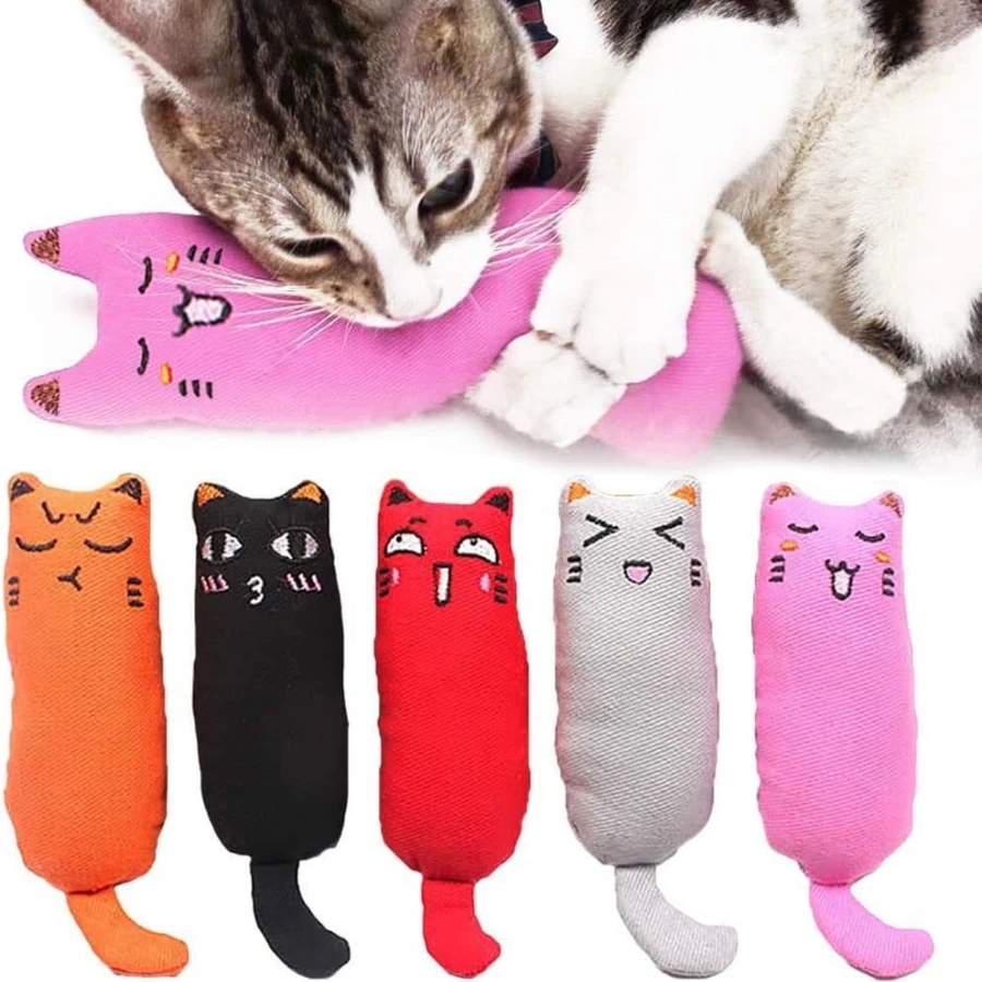 Rustle Sound Catnip Toy Cats Product For Pets Cute Cat Toys For Kitten Teeth Grinding Cat Plush Toy Thumb Pillow Pet Accessories Rustle Sound Catnip Toy Cats Product For Pets Cute Cat Toys For Kitten Teeth Grinding Cat Plush Toy Thumb Pillow Pet Accessories