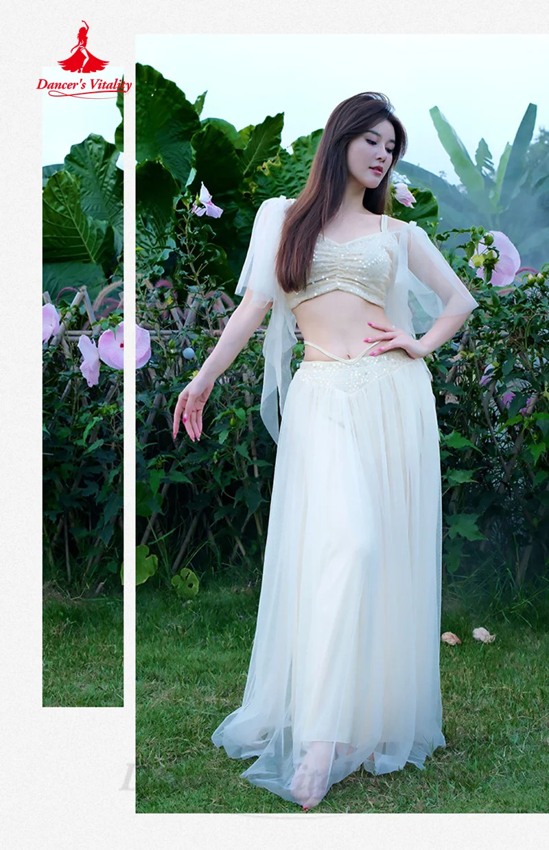 BellyDance Practice Clothes for Women Advanced Sequin Mesh Set Belly Dancer Training Professional Clothing Oriental Dance Outfit S141e5a3dd9e7485c92b6ae43c4e73653W
