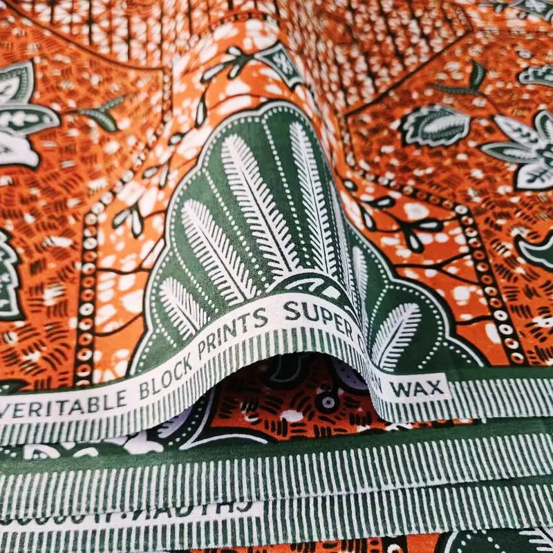 Choose african cotton wax block fabric nigeria fabric Item No.K1-1