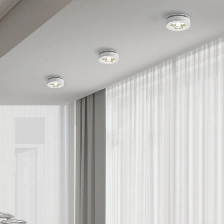 LED Embedded Down light Spotlight Fold 90&deg; Up And Down Rotate About 350&deg; 5W 10W 18W COB Background Lamp 85-265V Interior lightin led downlight recessed ceiling spotlight ceiling lamps