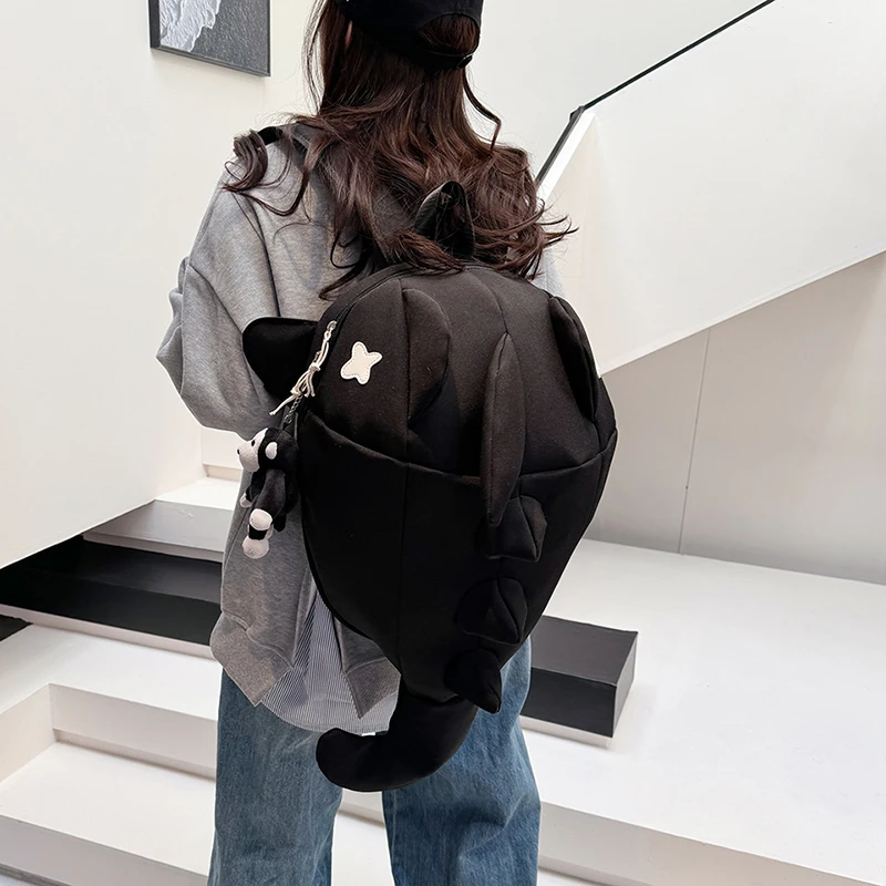 Black shark bag [length 23/width 30/height 44]