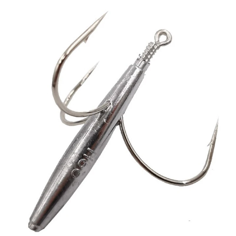Sea-bream Treble Fishhook Fishing Equipment 20-100g Saltwater Triple Barbed Fish Hooks Giant Bass Lure Hook Крючки Для Рыбалки