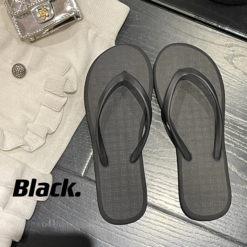 Women Slippers Flip Flops Sandals Floral Imitated Straw Outdoor Non-Slip Hemp Rope Beach