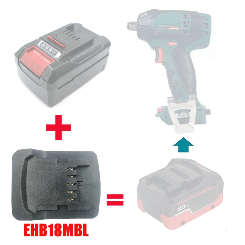 REACELL MT18EIN Adaptateur de Batterie Compatible avec les outils Einhell,  Converti pour Batterie Ma kita 18v en Batterie Einhell 18v : :  High-Tech