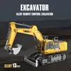 Simulated Alloy Remote Control Excavator Toy 15 Channel Construction Engineering Trucks Excavator with Spray Children's Toy Gift 2