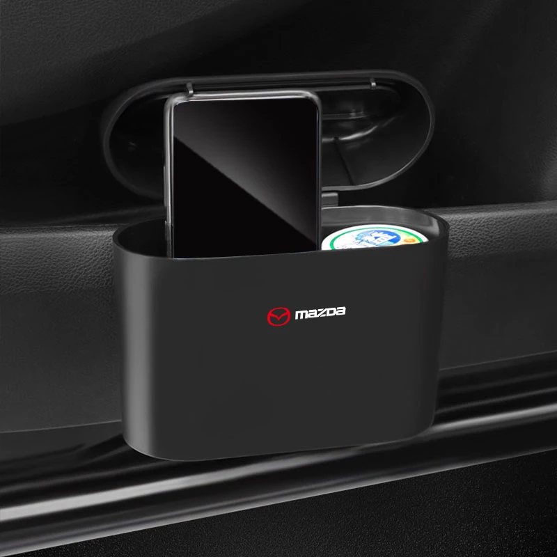 Portable Hanging Car Trash Bin Interior Storage Case Car Gadgets Mazda 3 5 6 323 626 CX-3 CX-4 CX-5 CX-7 CX-9 Axela MX3 etc