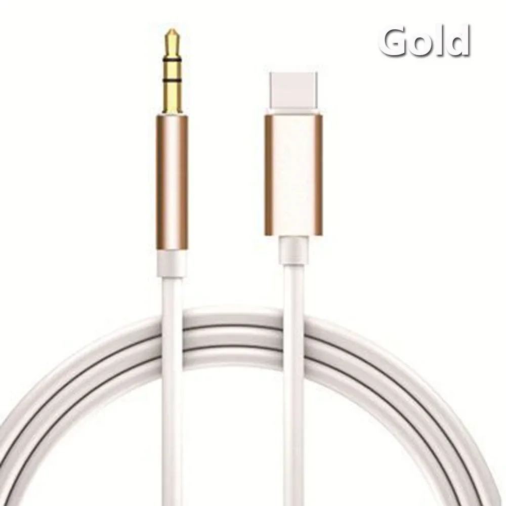 Enhanced USB-C to 3.5mm Audio AUX Adapter Cable for Car Speakers and Headphones