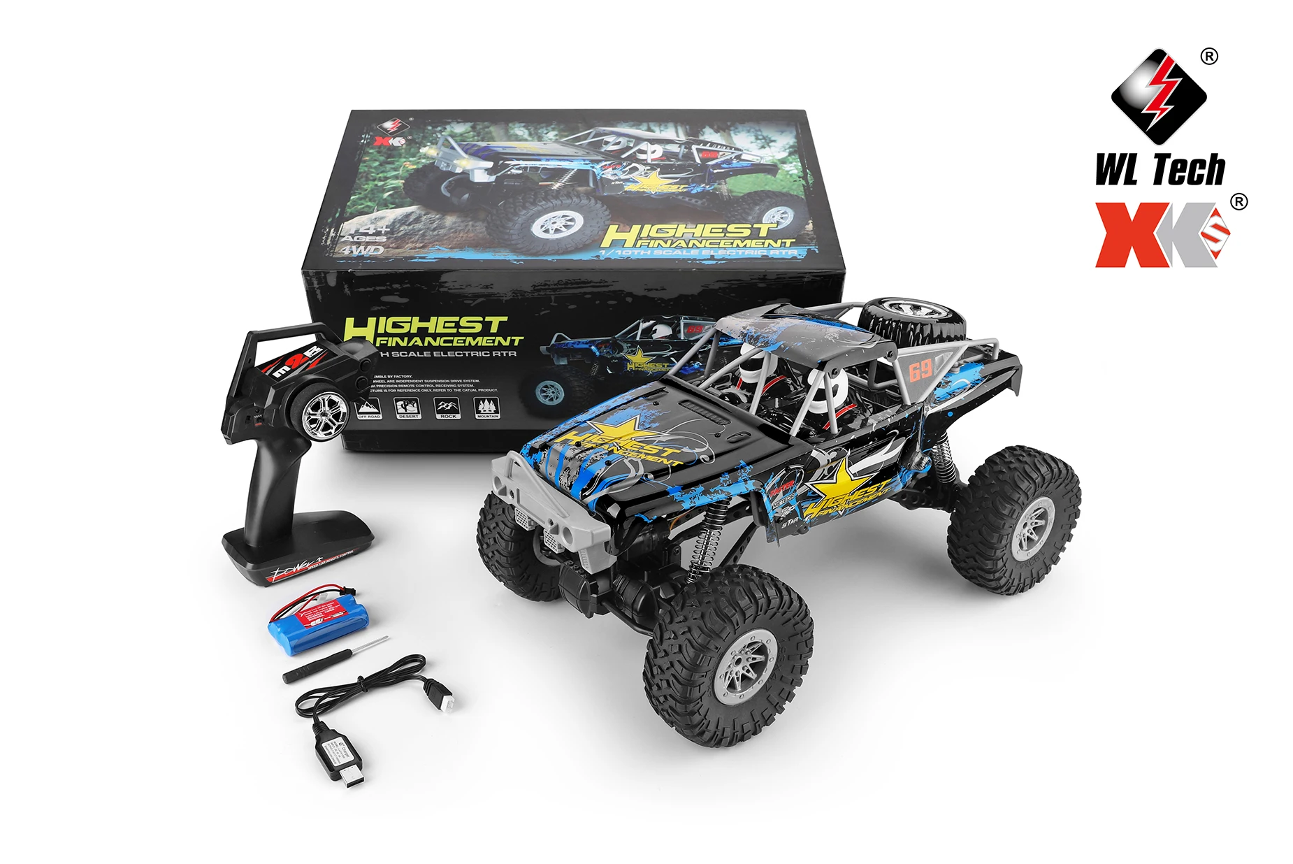 Electric 4WD Climbing Vehicle Remote Control Car