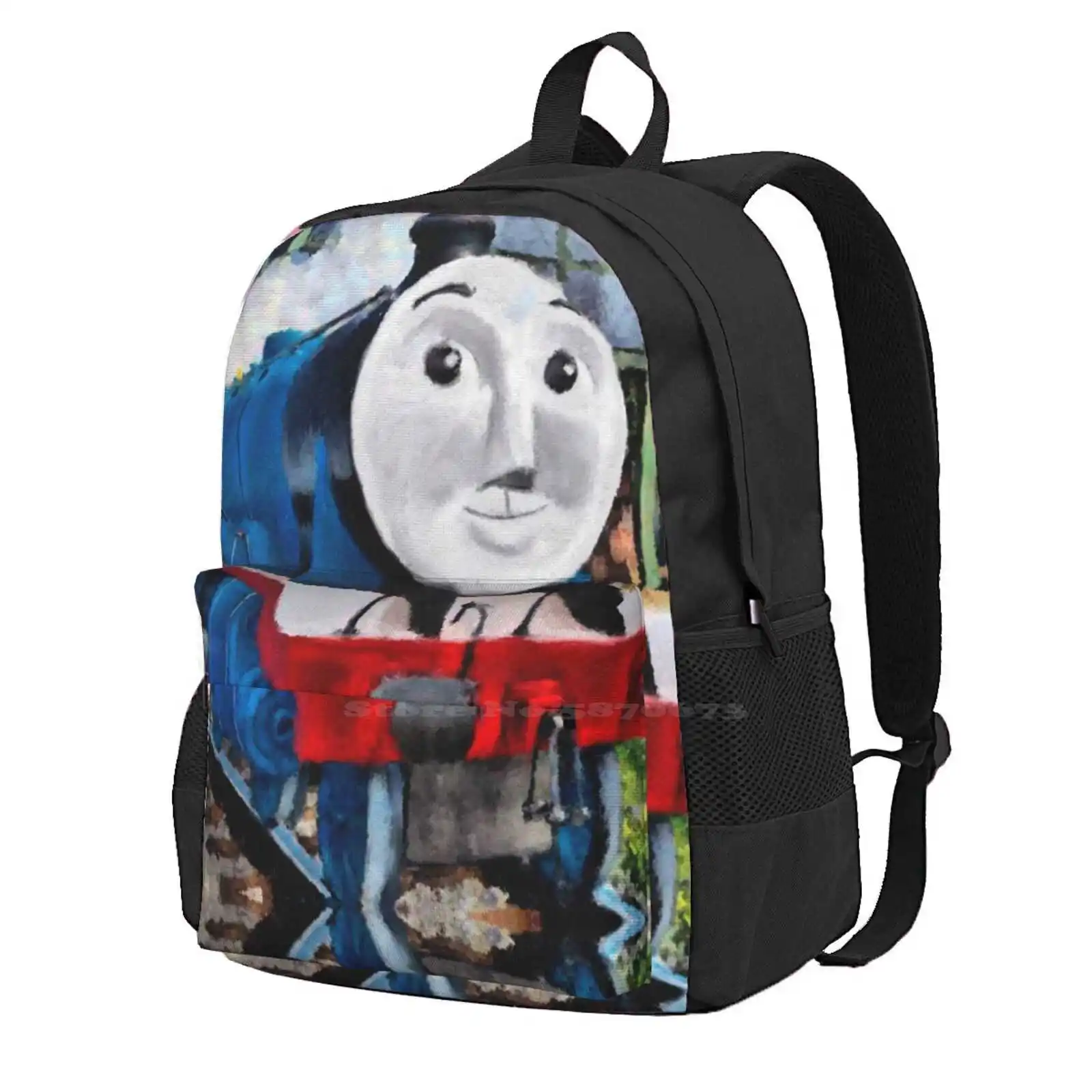 Gordon School Storage Bag Zaino Per Studenti Thomas The Tank Engine Gordon Sodor Funny Kids Thomas The Train Steam Blue Railway