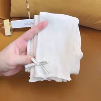 Été 2025 enfants contes bébé filles Vintage rayure élastique mince Flare pantalon Leggings taille haute filles vêtements 2