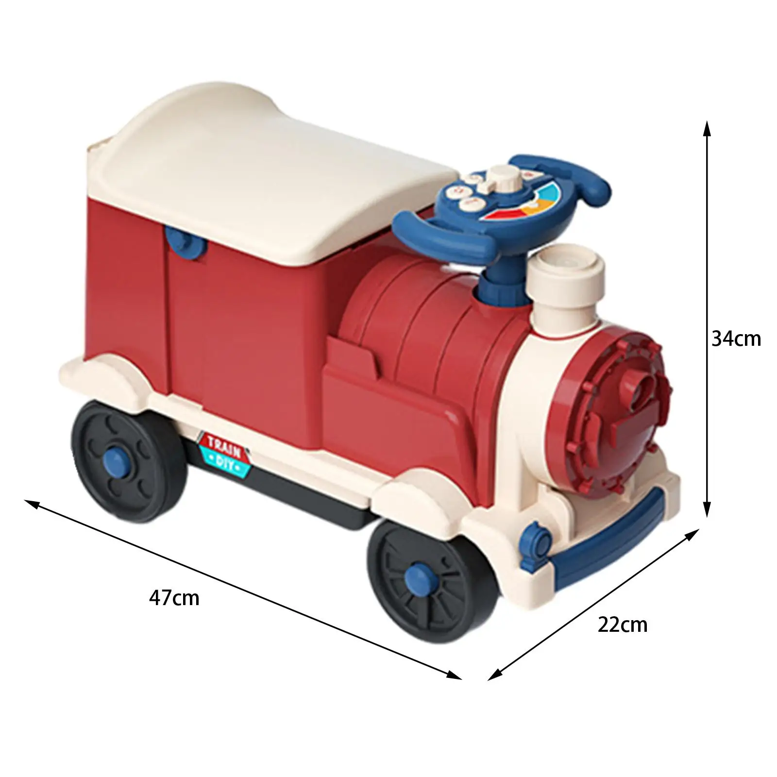 Children's Train Can Accommodate People 3D Craft Kits Kids Scooter Baby Seat