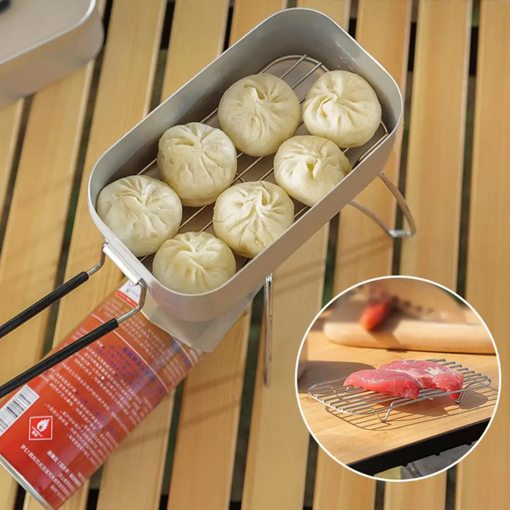 

Lunch Box Safe Rectangular Compact Food Container Square Food Container Camping Cooking Food Box for Kids