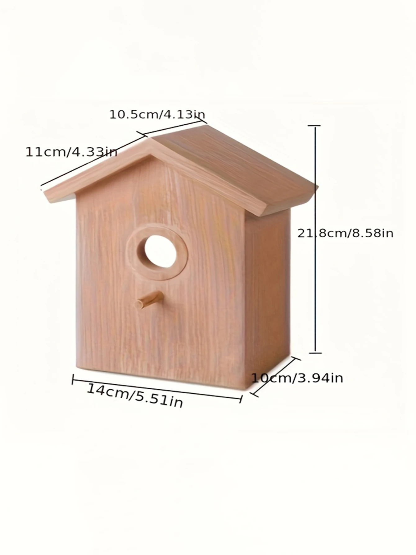 New plastic-made birdhouse bird feeder bird nest simulates the life of birds in natural ecosystems