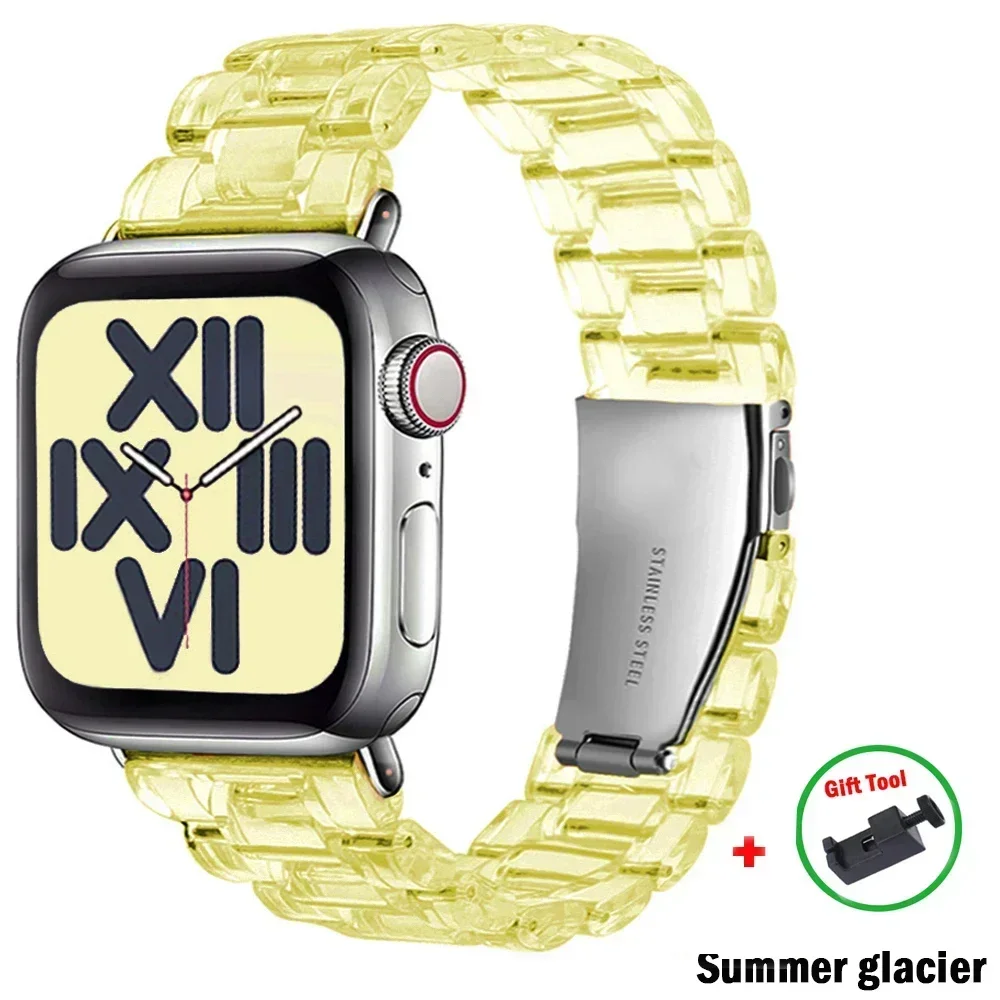 Enhanced Transparent Link Bracelet with Tool