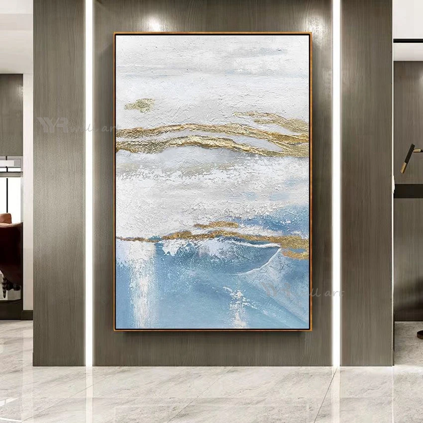 

Abstract Decorative Poster Handmade Oil Painting Wall Art Canvas Home Aesthetics Mural Living Room Bedroom Porch Luxury Picture