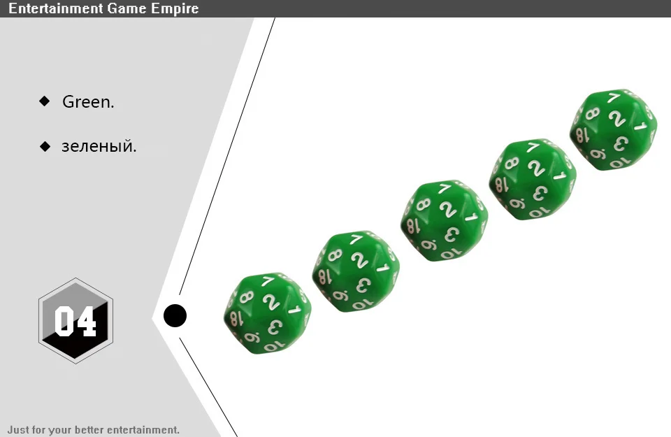 2 Yernea High-quality Multifaceted Dice Set 5Pcs D30 Polyhedron Digital Dice Dungeons and Dragons Games Dice  (4)