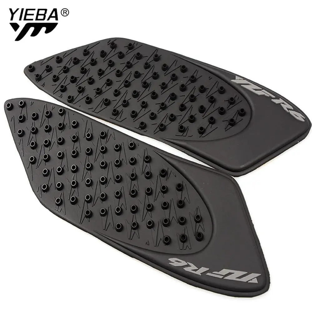 With yzf r6  Motorcycle Accessories Carbon Fiber Tank Pad tank Protector Sticker for YAMAHA YZFR6 YZF R6 YZF-R6 2006 2007