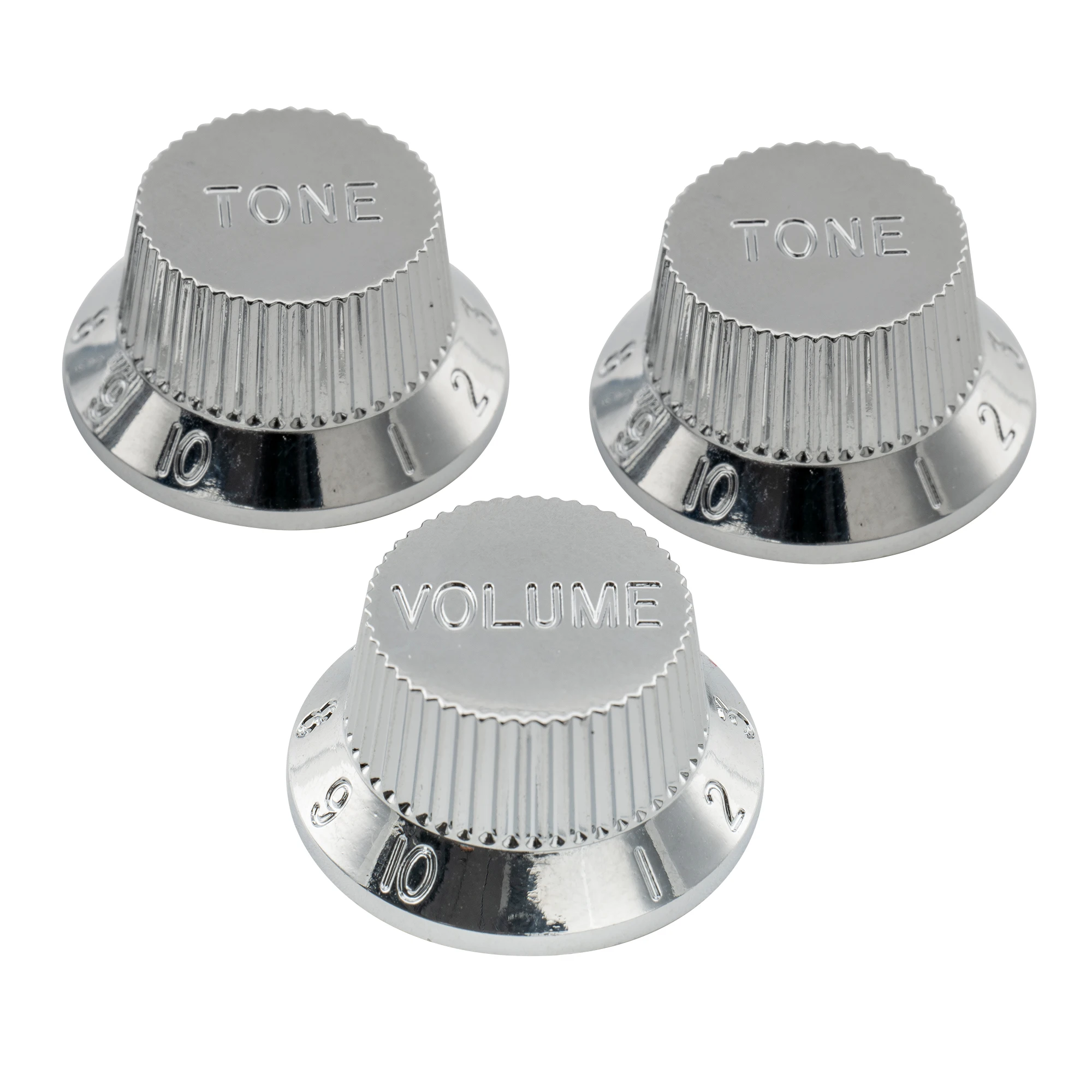 Musiclily Pro Inch Size Fine 24 Splines Gitarren-Tone-Lautstärkeregler für USA Made ST Style E-Gitarre (Set mit 2T1V) – Detail 28