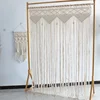 Handmade Cotton Rope Woven Curtain Tassel Tapestry Decorative Door Curtains Homestays Wall Creative Background Partition Curtain 5