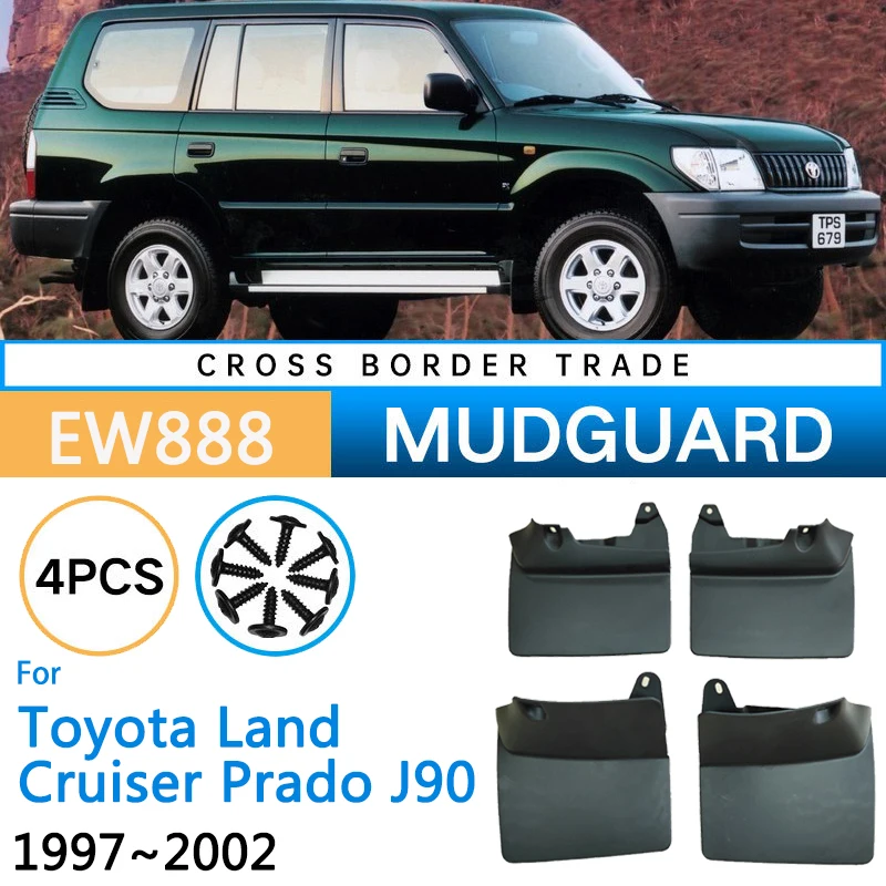 Car-Mudguards-For-Toyota-Land-Cruiser-Prado-LC90-FZJ90-90-J90-1997-2002 ...