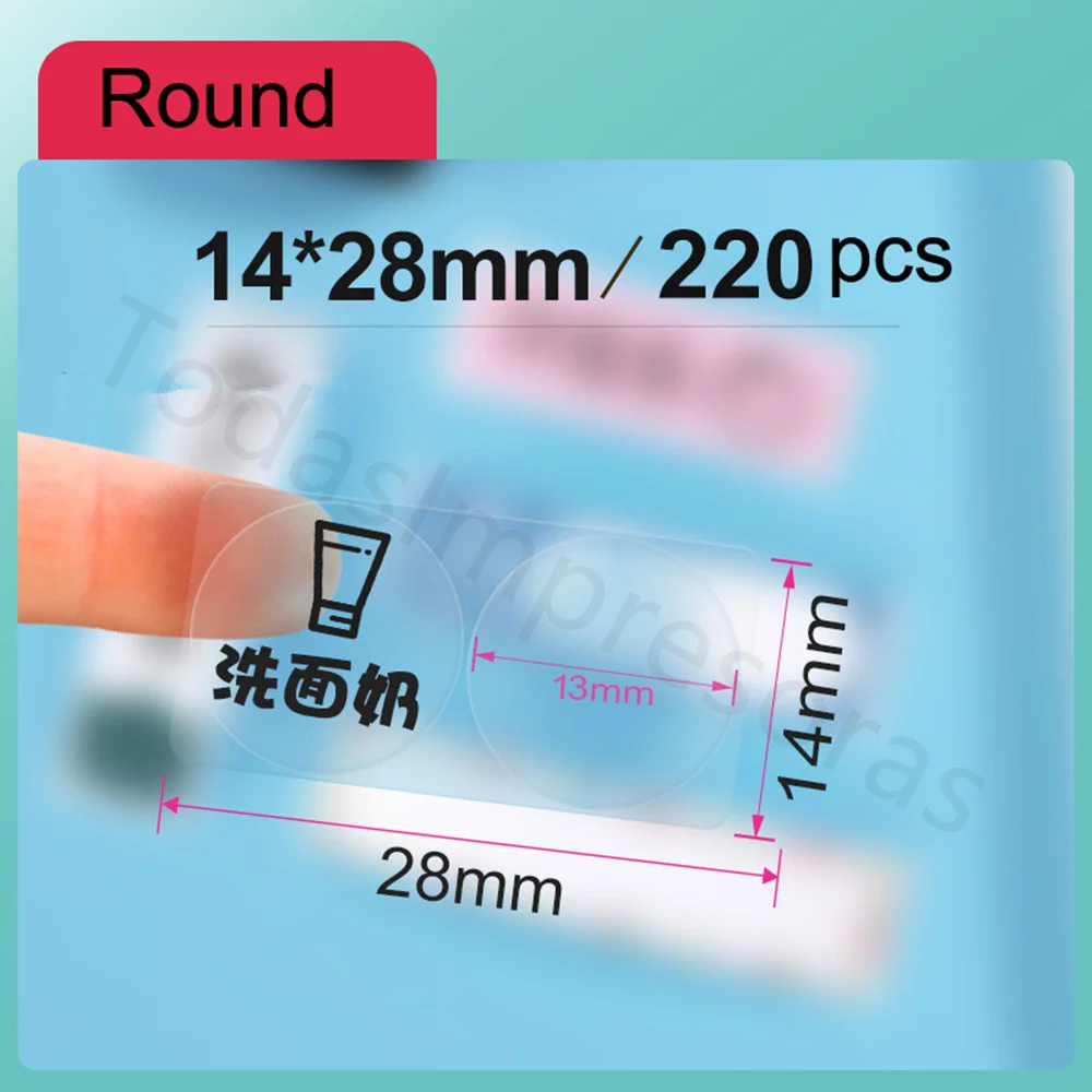 Label Printing Paper Adhesive Name Tag Sticker Books Stationery Marking Labels For Niimbot D101 D11 D110