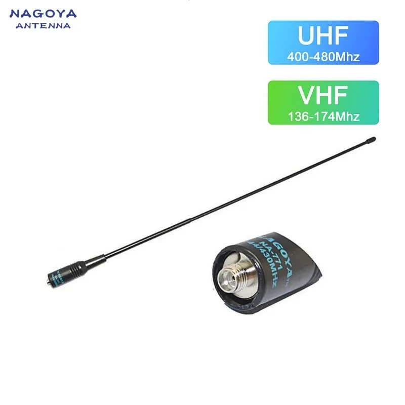 Nagoya Na-771 Antenna Radio Bidirezionale Sma Femmina Per Baofeng Uv-5R Uv-82 Bf-888S H777 Walkie Talkie Dual Band Vhf Uhf Antenna