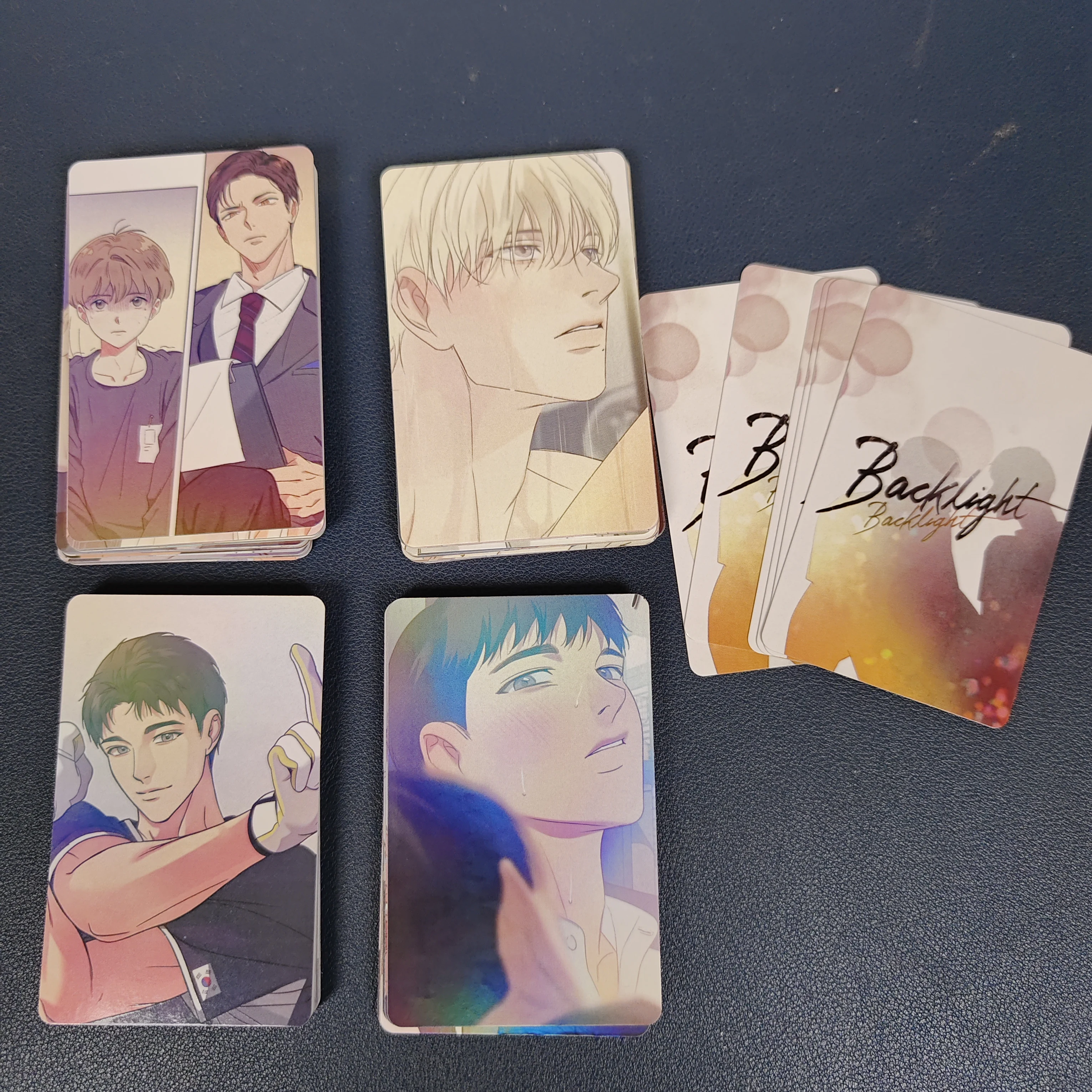 Korean Manga Backlight Laser Lomo Card Baek Yeongwoon, Han