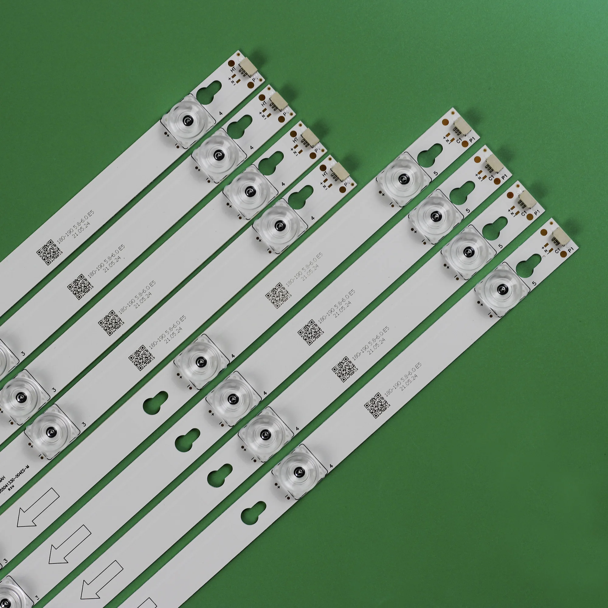 Tira Conduzida Luz de Fundo para Tcl 55s401tcaa 55s405tbba U55p6006 55uc6426 4c-lb5505-hr22j Lvu550nd1l Sd9w10 v1 0855d2900-lpn002a - Imagem 2