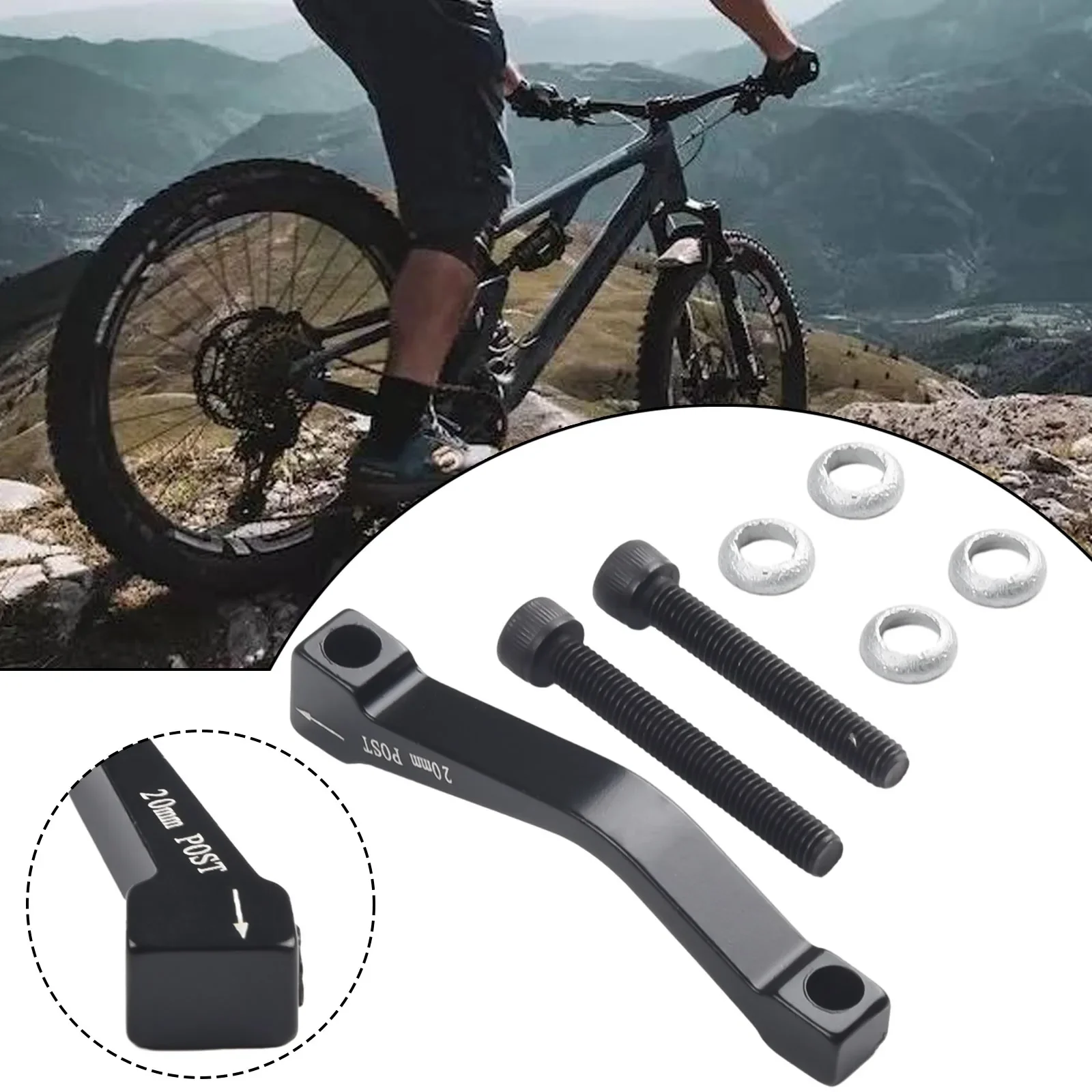 1 Pc MTB Road BIke Disc Brake Adapter For-SRAM 20mm Post Mount Disc Caliper To Post Mount Frame/Fork Adaptor Cycling Parts