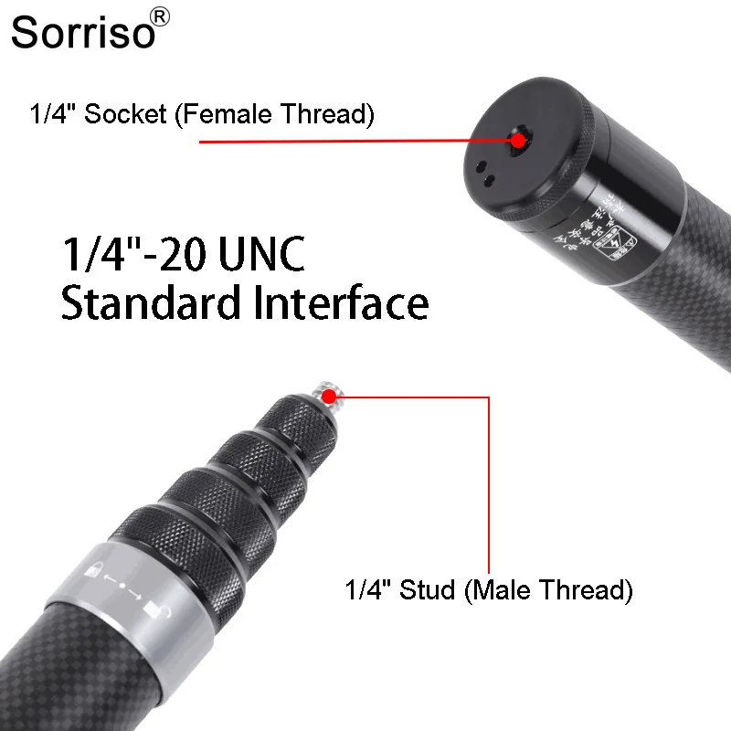 3M Carbon Fiber 300CM Telescopic Selfie Stick Invisible Scalable Extended Pole Monopod Action Cameras For Osmo GoPro Insta 360