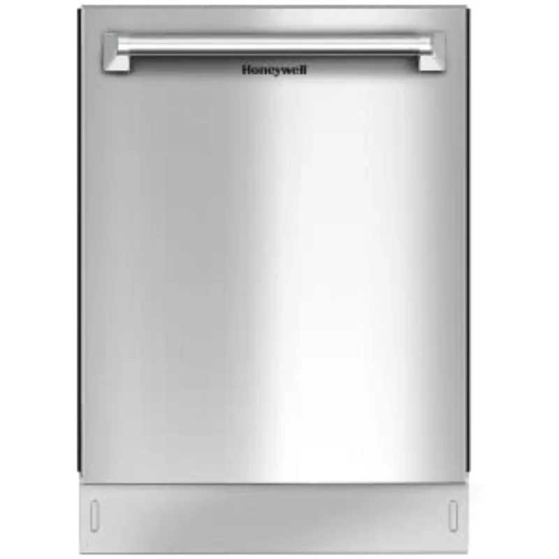 

Honeywell 24 Inch Dishwasher with 14 Place settings, 6 Washing Programs, Stainless Steel Tub, UL/Energy Star- Stainless Steel