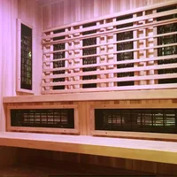 4-Person Home Infrared Sauna, Near & Far Infrared, 4.5kW Conventional Sauna Heater, 170° in Under 1-Hour, Premium Cedar, Sauna 2
