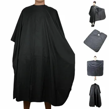 Mantella da taglio per capelli per barbiere salone professionale parrucchiere parrucchiere abito di stoffa barbiere grembiule da parrucchiere nero mantelle per taglio di capelli