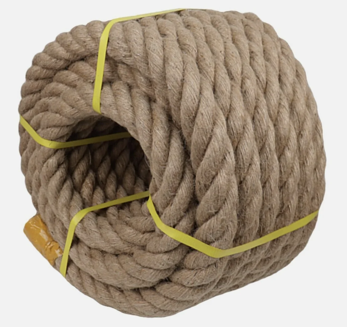 

40mm 3-10m Jute Ropes Twine Rope Natural Hemp Linen Cord Interior Home Art Decor