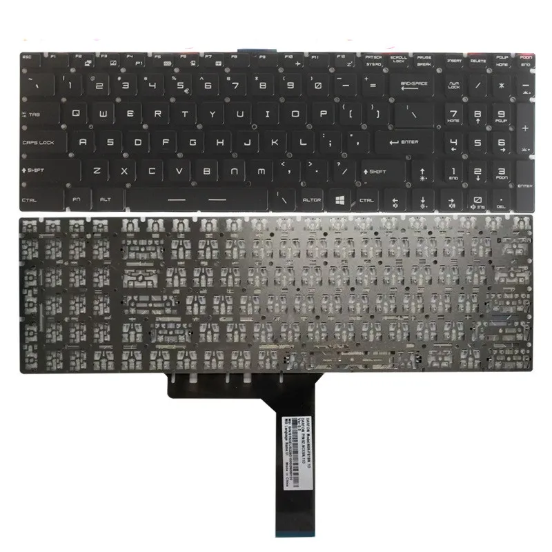 For MSI MS-16H5 MS-16H7 MS-16H8 MS-16K4 keyboard Color backlit German Tastatur 