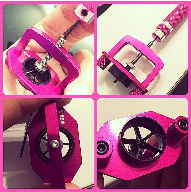 Mechaniker Mann Rad Locher Bohrer Rad Strumento Di Rimozione Del Mozzo Estrattore Fuir Tamiya Mini 4Wd Auto Modell