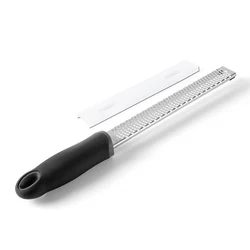 Enhanced Stainless Steel Multi-Purpose Grater with Protective Cover - Available in Four Colors (Black)