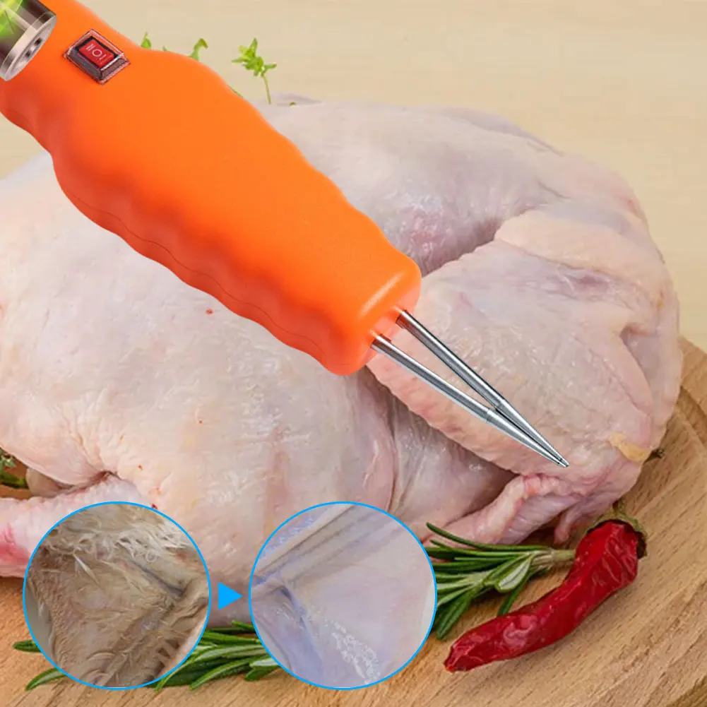 Electric Chicken Plucker Machine Automatic Chicken Hair Removal Waterproof Poultry Feather Plucker Multi-Function for Duck Goose